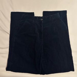 LL Bean Navy Corduroy Pants
